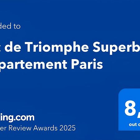 Arc De Triomphe Superbe Appartement Paris Free Netflix Exterior foto